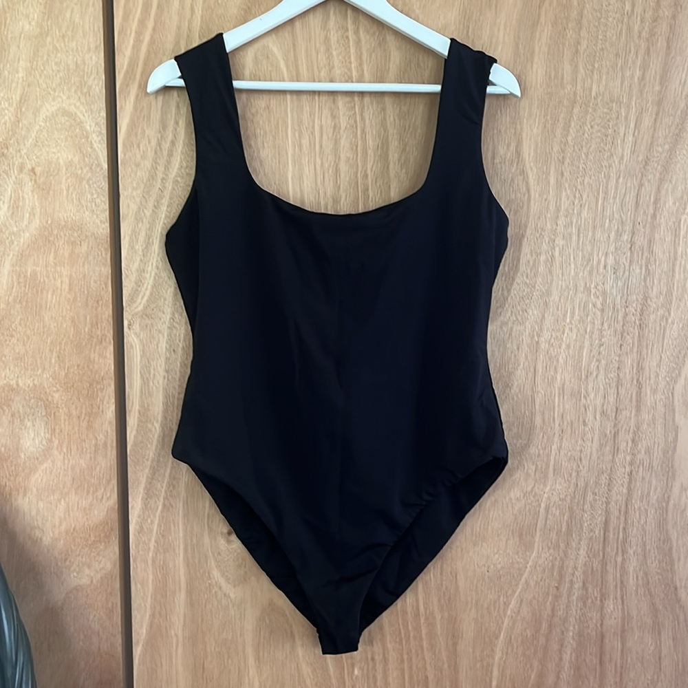 Anthropologie x Mara Hoffman Persephone One-Piece Swimsuit black XL NWT - Picture 5 of 8